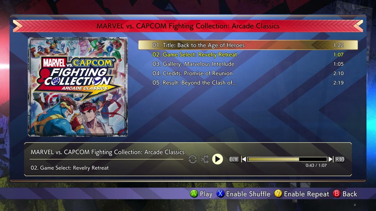 Game Select: Revelry Retreat - Marvel vs. Capcom Fighting Collection: Arcade Classics OST