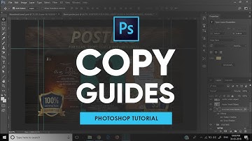 How to Copy - Paste Guides in Adobe Photoshop | Tutorial