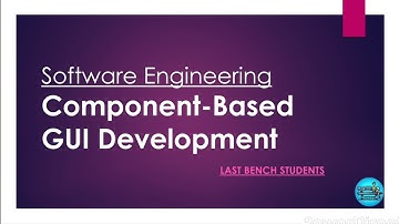 Component Based GUI Development | More useful content in description👇| @LastBenchStudents3 #video 