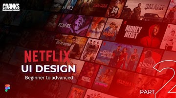 New UX/UI Design Netflix Clone  Design Figma Tutorial Part 2