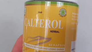 Obat HERBAL untuk Kolesterol Calterol isi 60 kapsul  cholesterol