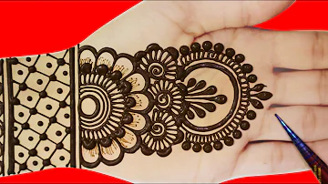 Mehndi Design 2022 Simple Arabic Style - Eid Special Mehndi Design For Hands - Mehandi Design