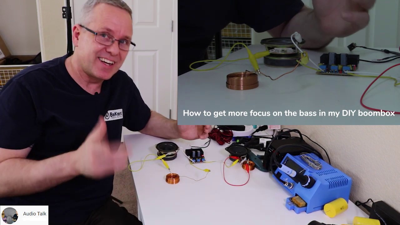 How to get more focus on the bass in a DIY boombox - YouTube