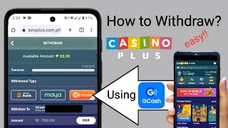 how to withdraw in Casino Plus using Gcash | paano withdraw sa Casino Plus gamit Gcash screenshot 1