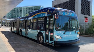 125th St Bound 2019 New Flyer XD60 Xcelsior 6203 M15 SBS Leaving At South Ferry: 800th Video