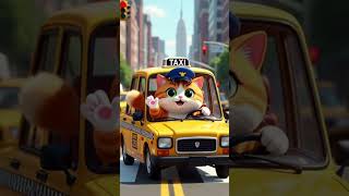 Cats Taxi Car Darving