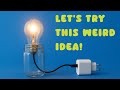 Creative Science Project: Pencil Lead Lamp in a Glass Jar.