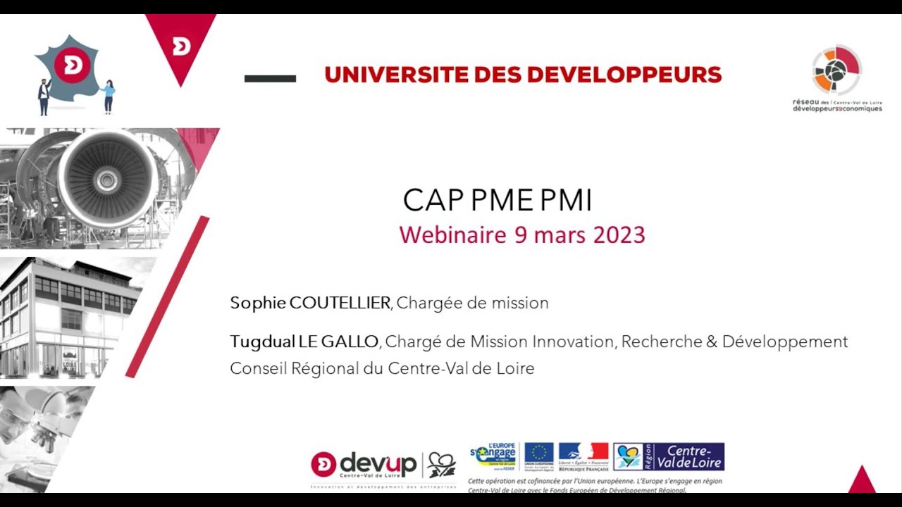 [Webinaire] Présentation du CAP PME PMI - YouTube