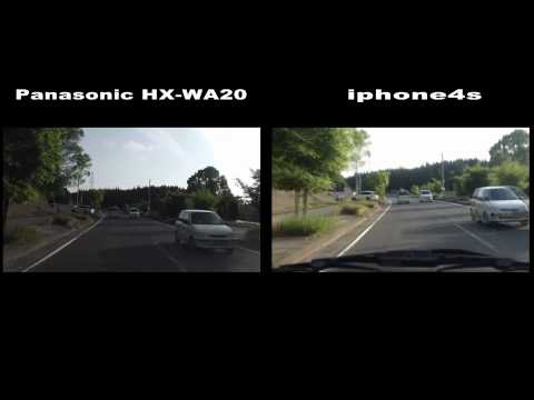 Panasonic HX-WA20 Vs iPhone4s review