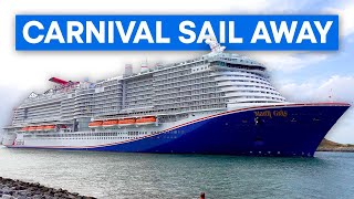 Carnival Freedom and Mardi Gras Port Canaveral Sail Away!