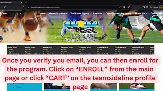 How to Enroll in Programs on TeamSideline