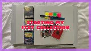 reorganising my photocard collection pt. 1 | ITZY ft. 2 new binders