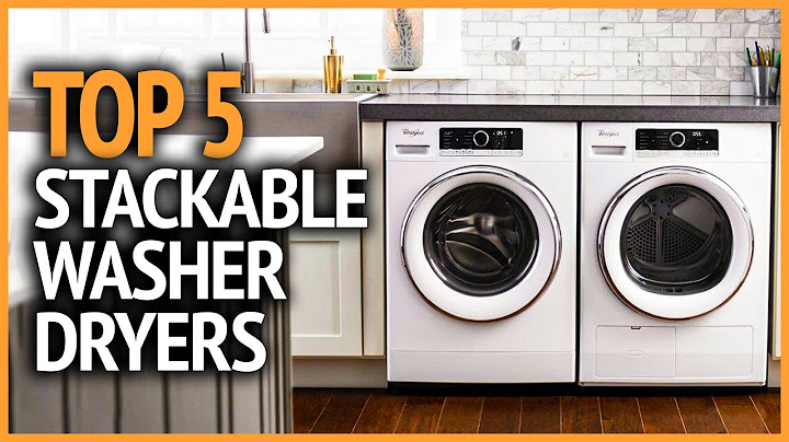 Best stackable top load washer and dryer
