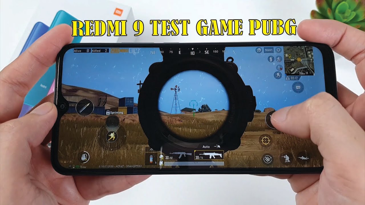 Xiaomi Redmi 9 test game Pubg Mobile | Helio G80/4GB/64GB - YouTube