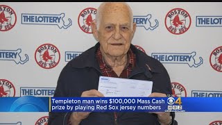 Red Sox Fan Wins $100,000 Mass Cash Lottery Prize By Playing Jersey Numbers