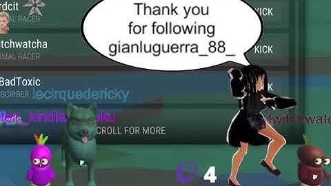 VRoid Studio Manga/Anime Avatar in Twitch Stream Overlay made with Unity