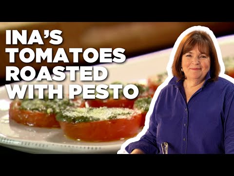 Ina Garten's Tomatoes Roasted with Pesto | Barefoot Contessa | Food Network