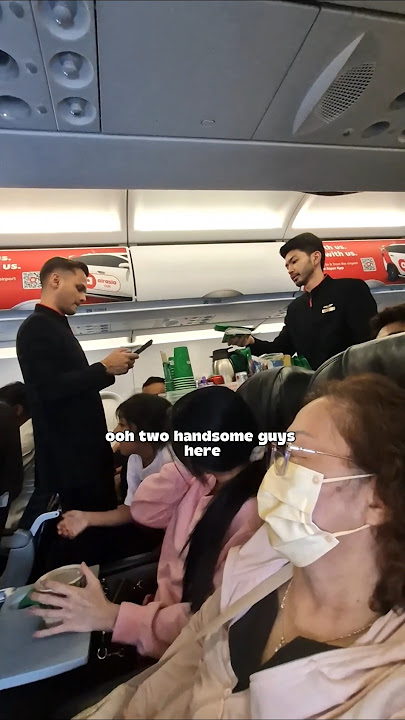 $102 Handsome AirAsia Budget Flight...🤯😀 #airasia #plane #kualalumpur