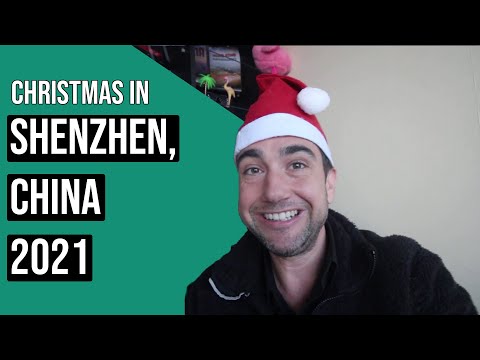 Christmas in Shenzhen, China, 2021