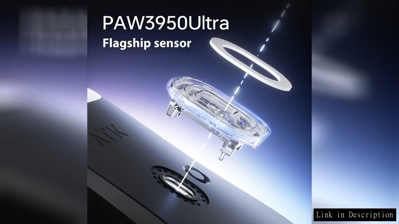 ATK F1V2 Wireless Mouse Dual 8K Lightweight Game E-sports Office Mouse 2.4g Ergonomics Customized PC