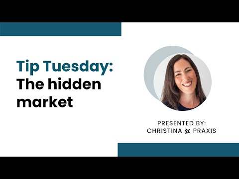 The Hidden Market #tiptuesday