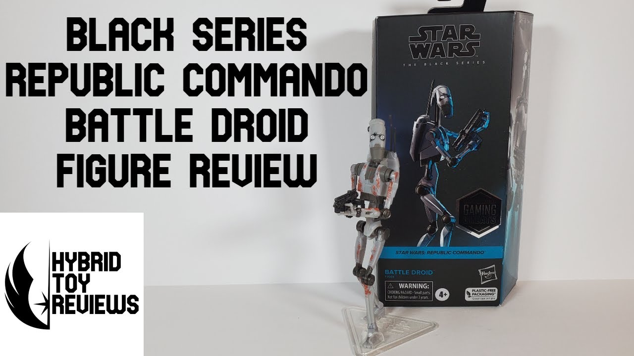 Star Wars The Black Series Republic Commando Battle Droid Gaming Greats