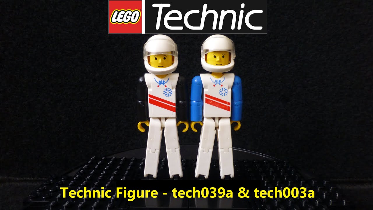 Lego Technic Figure BrickLink ID tech003a & tech 039a (appeared in sets 8620 8660)