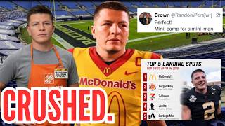 NFL Fans CRUSH Diego Pavia! Vanderbilt ROASTED For Celebrating PITY PARTY Ravens Minicamp Invite