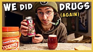 420 Special🍻🌿 Munchies PB&J BEER? | Craft Beer Tasting & Review | Lupulin THC SELTZER | Drekker SOUR