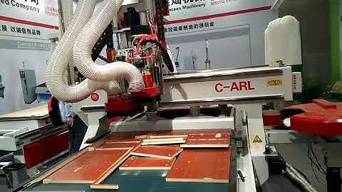 Auto loading and unloading cnc machine center wood cnc router- skype:jisonviolet