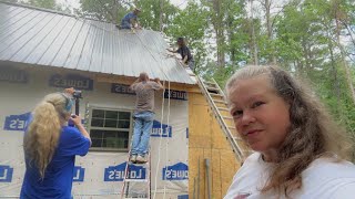 We did it!!! The Tiny House that Grandma Built Livestream, Homesteading Alone