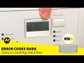 Do You Have a Zanussi Washing Machine Fault Code? - Error Codes Guide