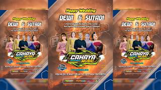 🔴 LIVE Campursari CAHAYA MUSIC || RD Audio || Wedding DEWI ❤ SUTADI || RVS MULTIMEDIA