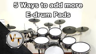 5 Ways to connect more Pads to an Edrum Kit