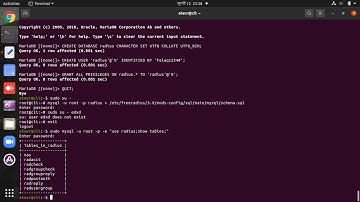 INSTALL FREE RADIUS MULTIPLE PROTOCAL POLICY SERVER AND DALO RADIUS