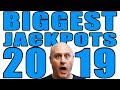 OVER 75K IN JACKPOT$! 🎰TOP 10 BIGGEST JACKPOTS 🎰August 2019