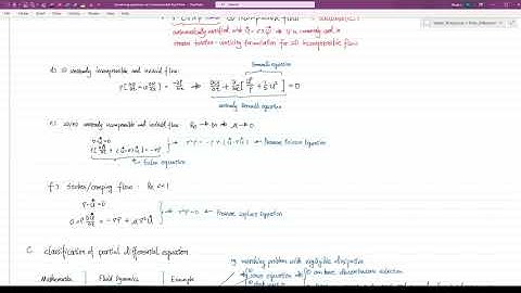Lecture 1: Governing equations for incompressible flow
