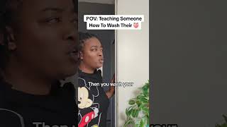 When Teaching Someone To Wash Their 🍑Goes Wrong!