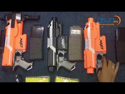 Video Súng bắn đạn xốp Soft Gun đồ chơi An toàn - Súng bắn... - youtube