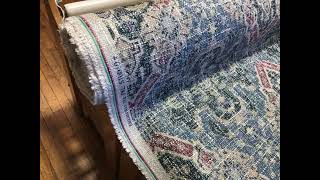 PK Lifestyles Timur Printed Chenille Decorator Fabric in Inkberry screenshot 2