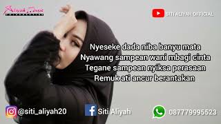 KARAOKE TERLALU SAYANG - SITI ALIYAH