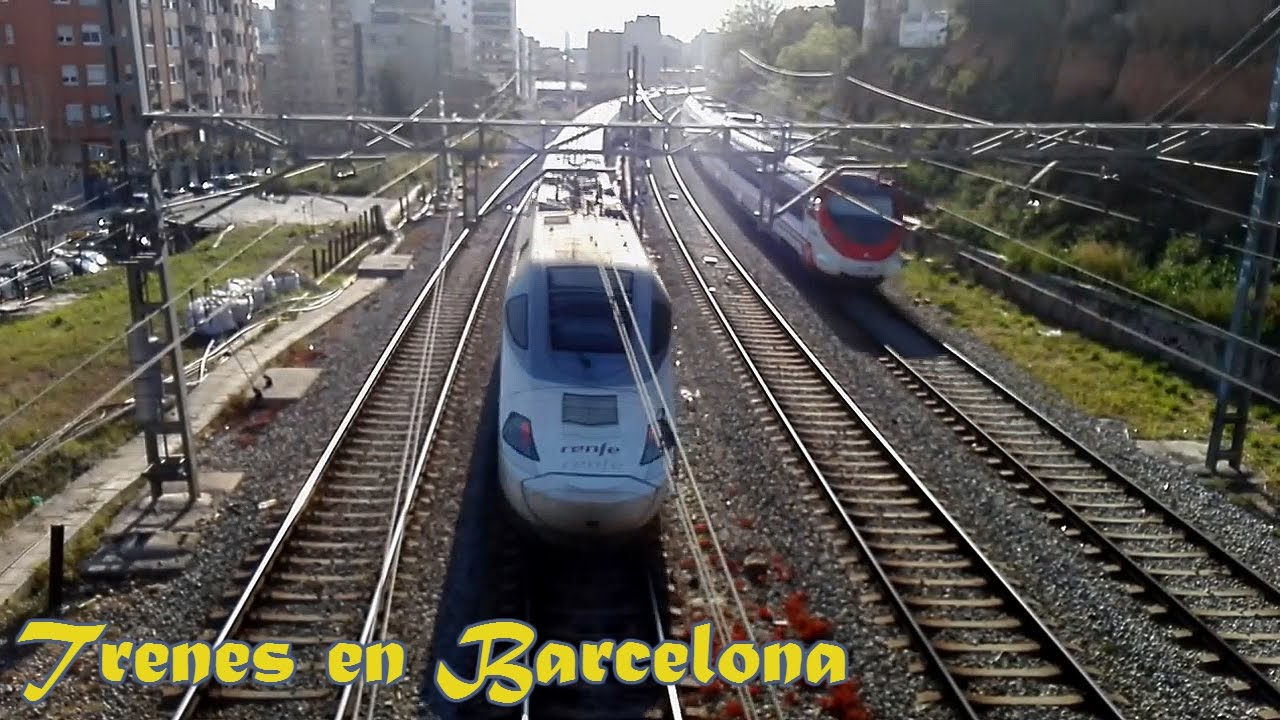 Trenes entrando y saliendo de Barcelona Sants ( Renfe ) YouTube Trenes entrando y saliendo de Barcelona Sants ( Renfe ) YouTube