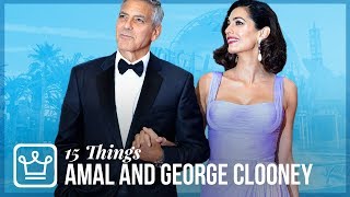 15 Things You Didn’t Know About Amal and George Clooney