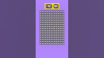 Challenge yourself to spot MN in 3 seconds #puzzle #quiz #trending #youtubeshorts #short #shorts