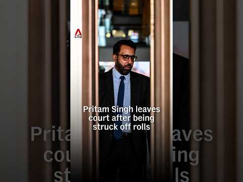 Pritam Singh leaves court after being struck off rolls