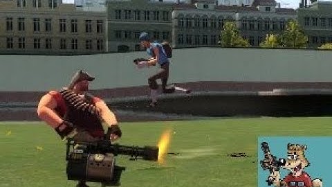 Messing Around With TF2 Bots In Gmod