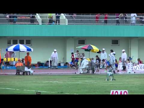 第２０回小・中学生陸上競技交流大会　小学生２年男子５０ｍ　６組