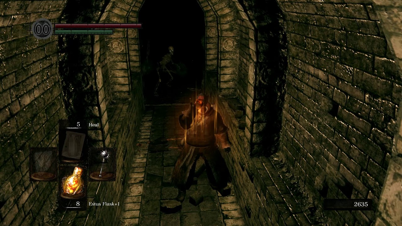 DARK SOULS- into the catacombs... - YouTube