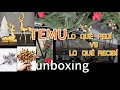 DECORACIONES NAVIDEÑA DE LA TIENDA TEMU / TEMU HAUL 🎄
