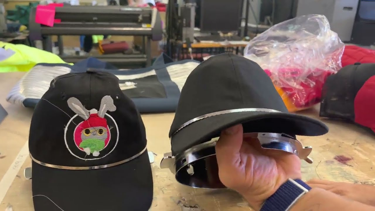 Trucos para bordar gorras, COMO MONTAR EN EL MANERA CORRECTA, EMBROIDERY HATS - YouTube